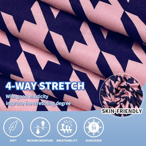 Image of Soneven Womens Golf Shirts Moisture Wicking V Neck Long Sleeve Polo Shirts Collared Tops