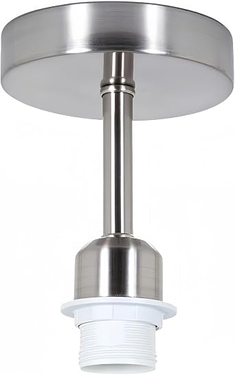 Ceiling Light Fitting, Pendant Light Fitting with E27 Screw Bulb Holder Suitable for Lamp Shades [Energy Class A]