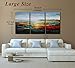 Asmork Canvas Oil Paintings - Abstract Wall Art - Landscape Painting - Home Decor Ready to Hang 100% Hand Painted Artwork - Best Buy Gift- Set of 3
