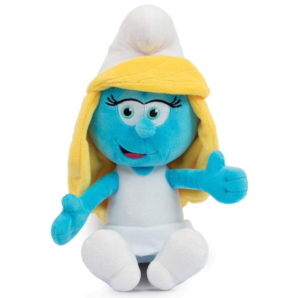 I tuoi nuovi peluche Puffi Super Dolci! Trova Personaggi iconici. 4 Nuovi modelli da Collezionare. Taglia 20 cm, Blu