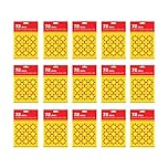 DIOXSTAR 72 Shot 8 Shot Plastic Disc Cap Refill Pack,Safe Toy G-u-n Caps for Kids, 8 Ring Cap G-u-n Refill Discs, Classic Sound Play Caps for Revolvers, 9 Packs, Fun play, Shariff play (15 PCS)
