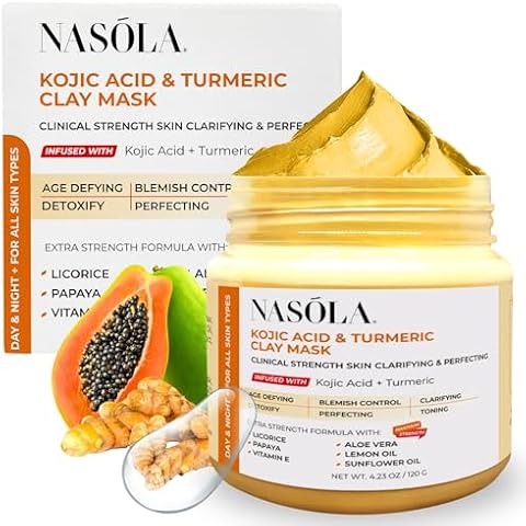 Nasola Kojic Acid Turmeric Clay Mask - 4.23 Oz Cover