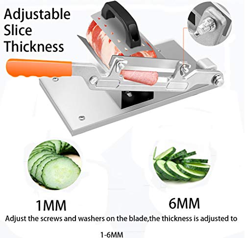 image for Brands Manual Frozen Meat Slicer Beef & Mutton Meat Cleavers Stainless