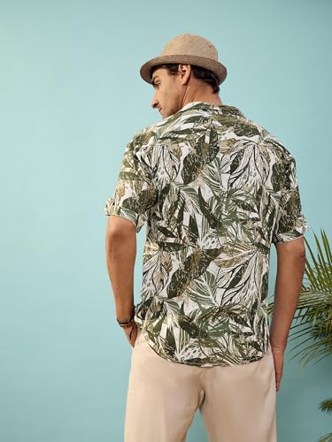 Image of MASCLN Sassafras Men's Printed Relaxed Fit Shirt