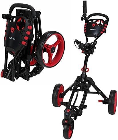 Caddymatic Golf 360° SwivelEase 3 Wheel Folding Golf Cart