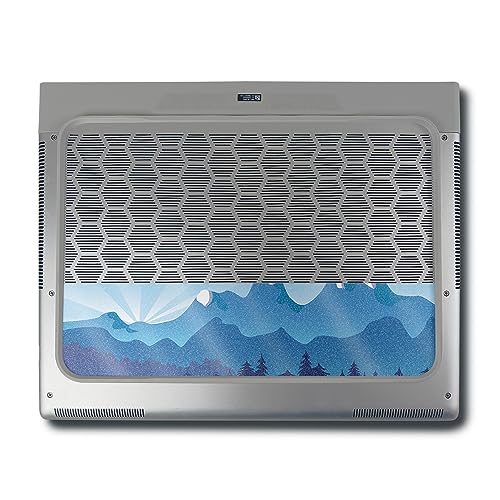 Image of MightySkins Glossy Glitter Skin Compatible With Alienware X16 R1 (2023) Full Wrap Kit - Blue Mountains | Protective, Durable High-Gloss Glitter Finish | Easy To Apply & Change Styles | Made in the USA