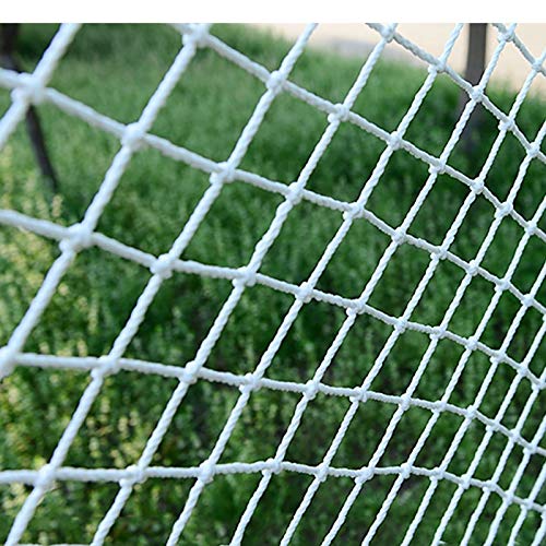 Filet D'escalier Sécurité Des Enfants À L'intérieur Clôture Net Décor Mesh Filets, Balcon Filet De Protection For Rampes Escaliers Aire De Jeux For Enfants Animaux, Polyester Blanc Corde Net Extérieur Cover