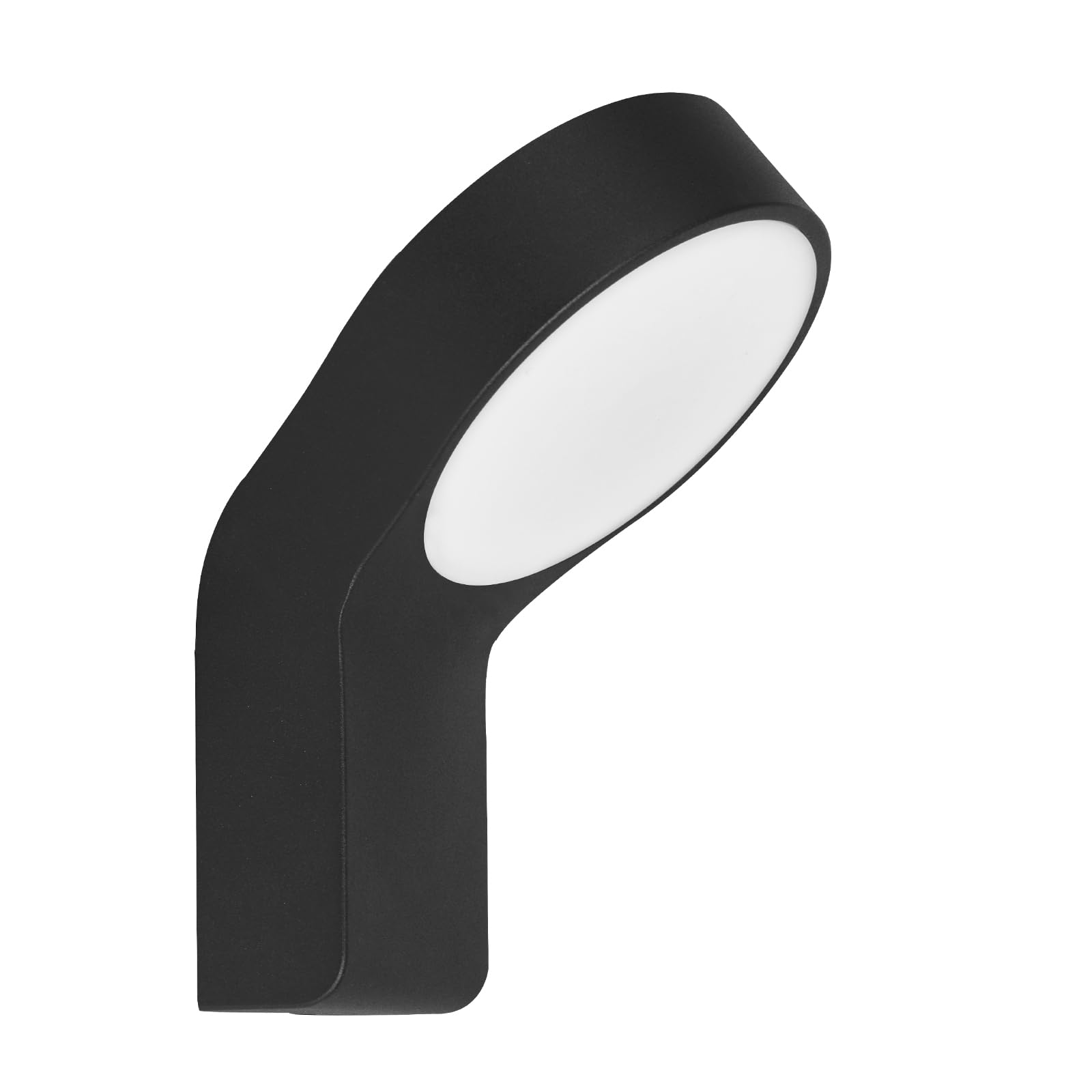 8.5W LED Intégrée Applique Murale Exterieur en Aluminium 220-240V, IP44 950LM 3000K Étanche Luminaire Exterieur Pour Jardin, Terrasse et Entrée, Noir, 22.5cm