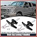 ACROPIX 2 Set ONLY RIGHT Truck Cap Locking T-Handles for Pickup Truck Cap Camper Shell T-Handles Lock W/ 2 Key Bolt of Truck Caps Camper Tops Blind Mount Locking T-Handle Car Parts