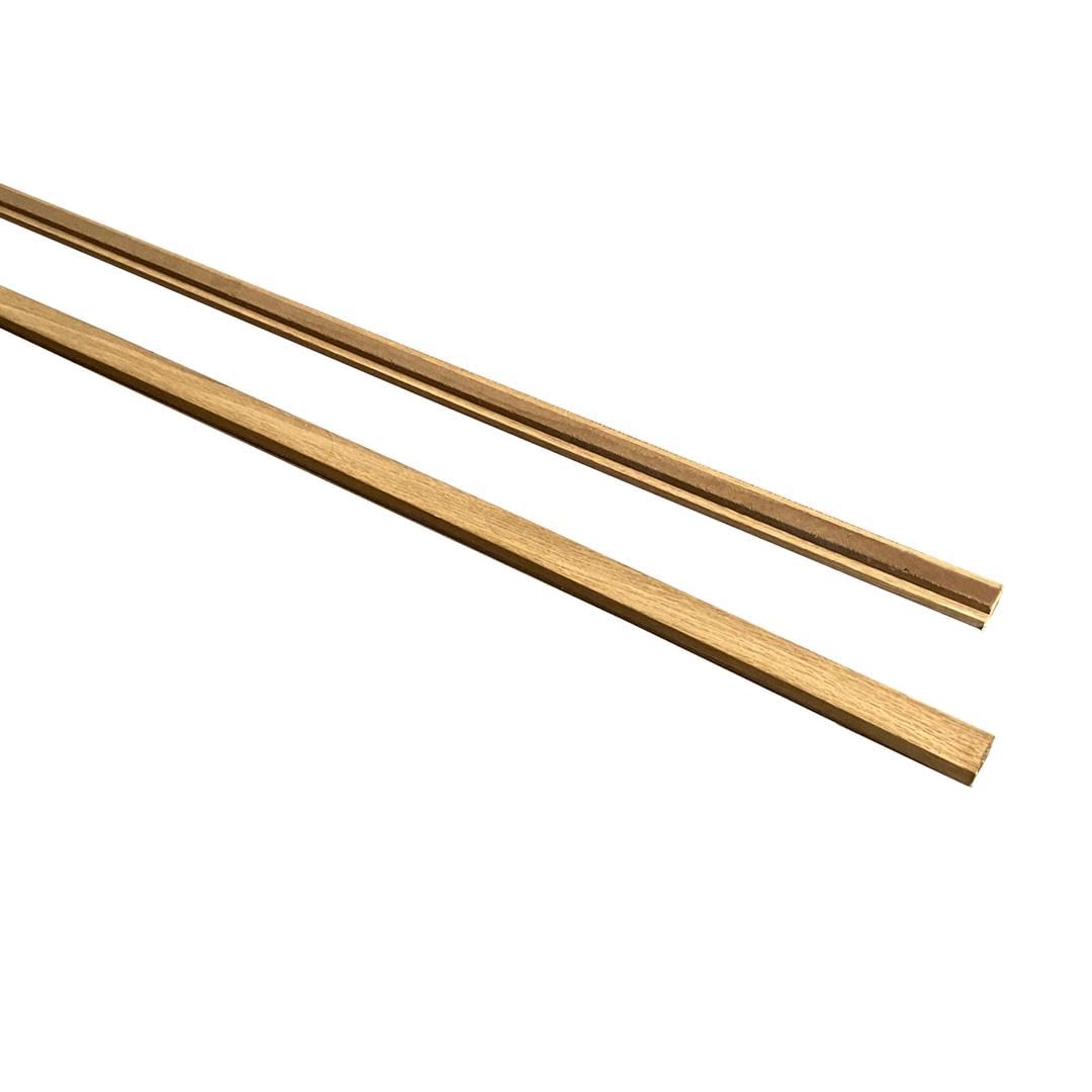 3D Wood Wall Panels | Acoustic Panel Corner Moulding for Interior Wall Décor | Decorative Slat Panels for Wall and Ceilings | Natural Oak - 8 x 1 ft. x 2 Pack