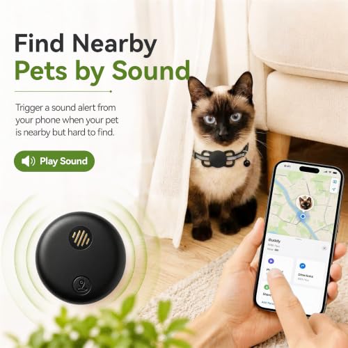 Dog Tracker, GPS Tracker for Dogs with Real-Time Location Tracking, No Monthly Fee or SIM, IP68 Waterproof Mini Pet Finder, 365-Day Battery, Stay Connected & Worry Less, iOS Only (Black) - Image 5