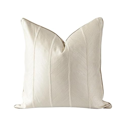 AOWEMBD 1pc Decorative Pillow Covers 45x45 50x50 30x50 Sofa Cushion For Elegant Living Room Decor(F,45x45cm)