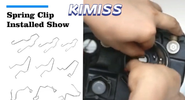 6 Clip A Molla Per Fari Auto - Ricambio 5ZHSFULLKIT Per Lampadine H1, H3, H4, H7, In Acciaio Resistente