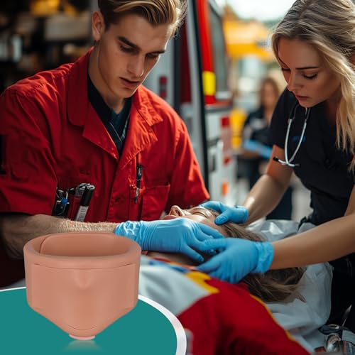 Image of Wearable Cricothyrotomy Task Trainer, Cricothyrotomy Simulator | Tracheostomy Trainer, Surgical Airway Trainer