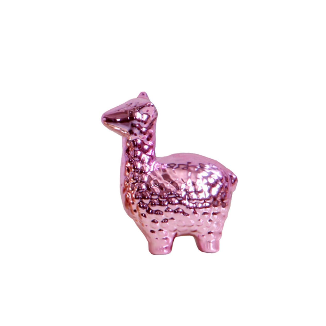 Amazon.co.jp: Levemolo 手作りアルパカオーナメント 陶器製動物