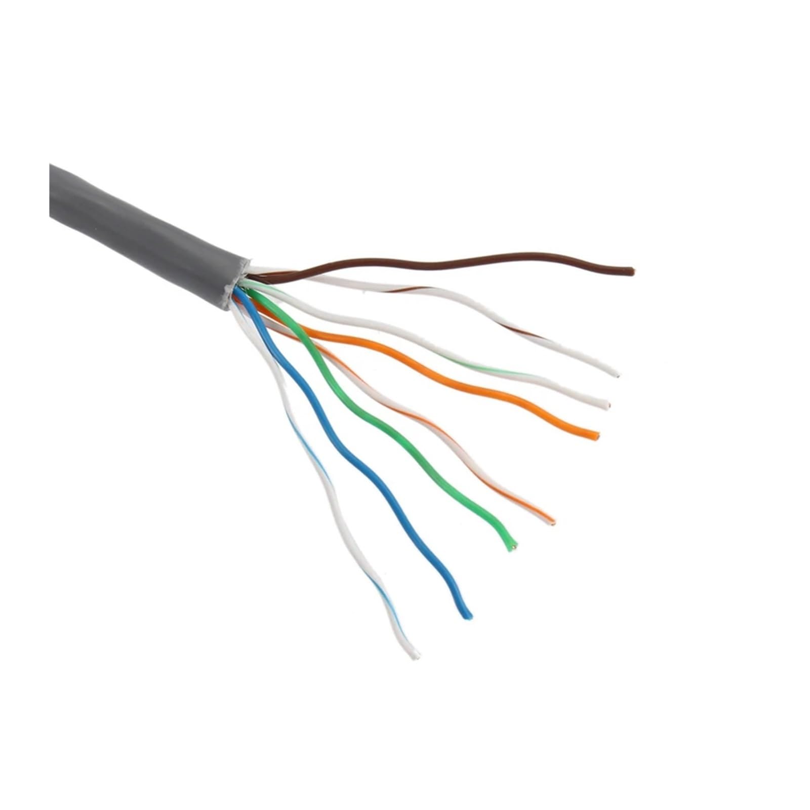 QS6151A Cavo di rete UTP Cat5e 100Mbps Cavo Ethernet fai da te in rame senza ossigeno non schermato a doppino intrecciato Adatto for cavi di installazione in case, cavi di computer, fabbriche e altri