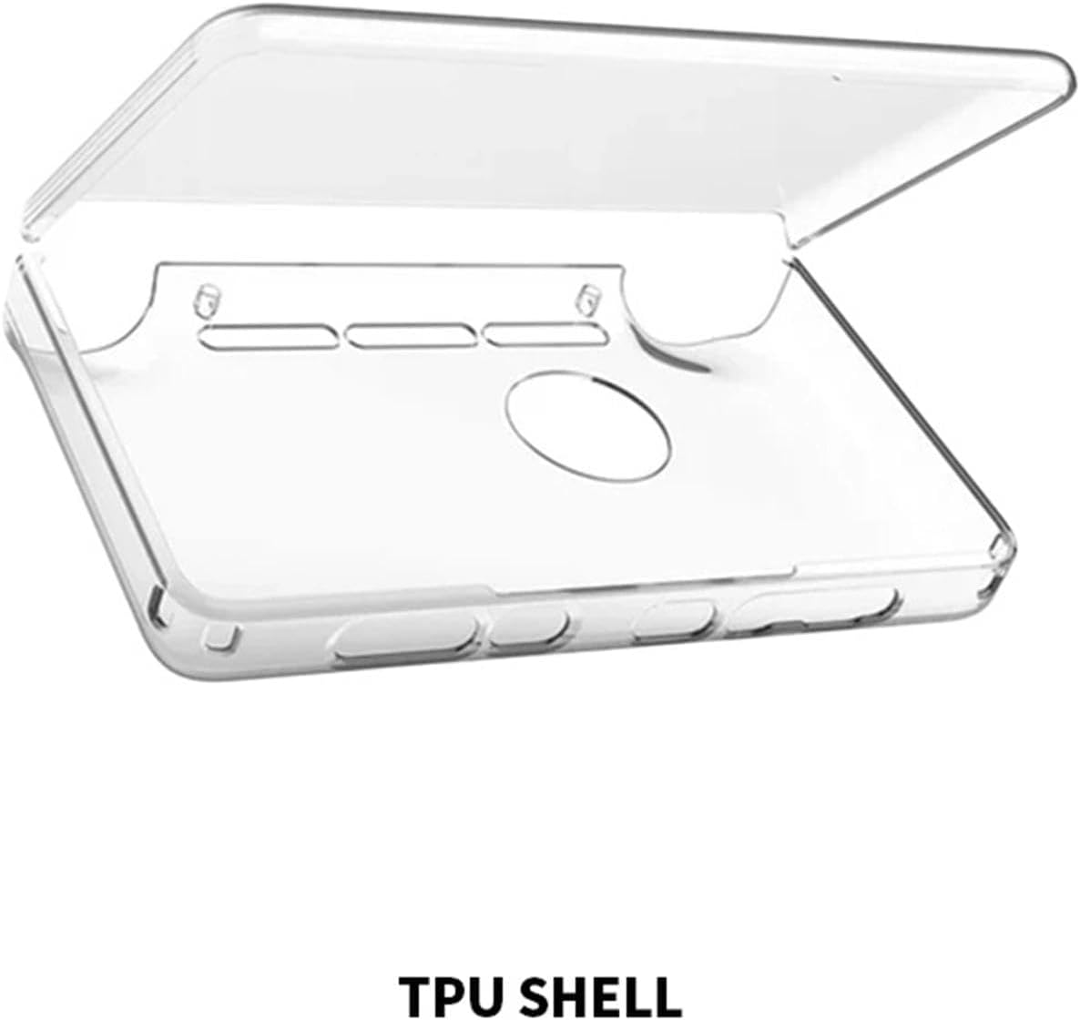 Handheld Gaming Console Accessory Bundle Compatible with Ayn Thor - TPU Grip, Protective Shell, Carrying Case, Full Protection (Black)