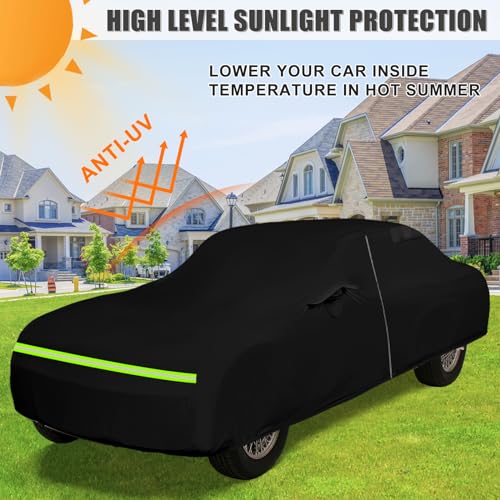 Image of Waterproof Car Cover Compatible with 1978-1983 Datsun 280zx 2 Seater Coupe Accessories, All Weather Classic Car Cover with Inner Cotton&Zipper Door for Snow Rain Protection