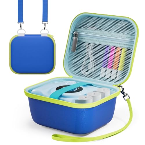 ProCase Funda para HiMont/TIATUA/Hangrui/CalineGam/Dylanto/ESOXOFFORE/DUDUDRAGON Cámara Fotos Infantil Instantánea, Estuche de Transporte Duro EVA con Papel de Impresión (Sólo Funda) Azul