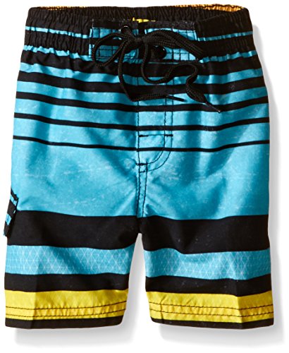Kanu Surf Boys' Toddler Echo Stripe Swim Trunks
