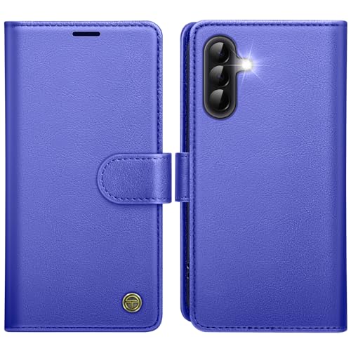Étui portefeuille rabat cuir Samsung A57 coque protection antichoc rfid béquille