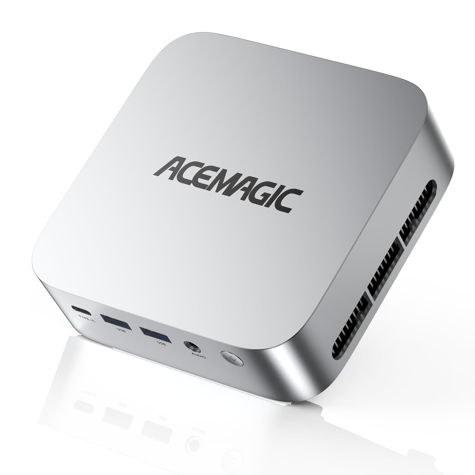 ACEMAGIC Kron K1 Mini PC AMD Ryzen R2544 16GB DDR4 RAM 256GB SSD, Triple-Screen 4K Display WiFi 5 BT4.2 RJ45 for Home/Office/Business Mini Desktop Computers