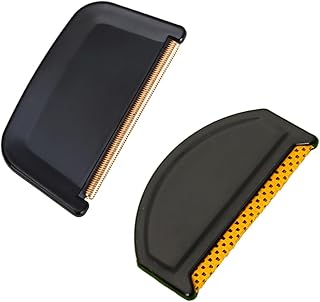 2 PCS Removedor de Pelusa Portátil, Quita Bolas de la Ropa Manual, Quitapelusa Manual, Afeitadora para Ropa, Removedor de Pelusa y Bolas de Pelusilla Limpiador de Nudos y Afeitadora (A)