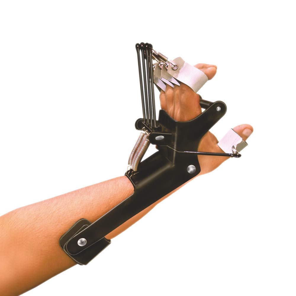 Dynamic Cock-up with Finger Extension Wrist & Finger Support Brace, Neoprene, Black, Right Hand, Rehabilitation Splint (01/universal/left)-image-45