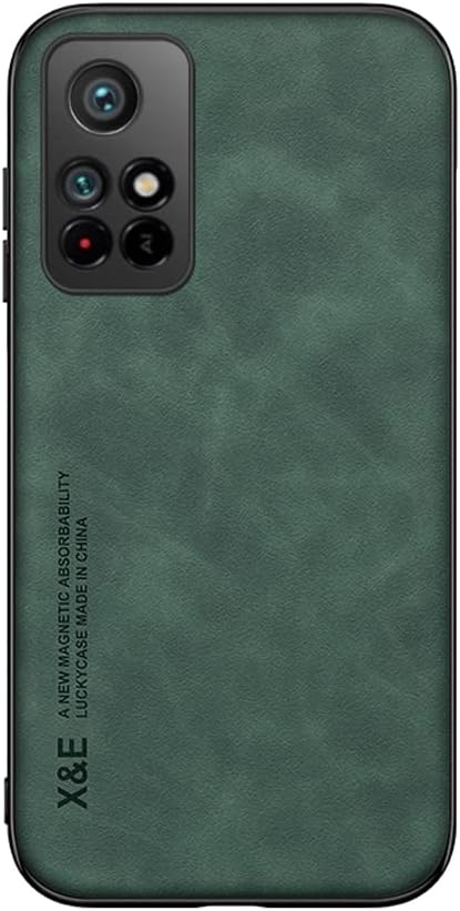 Kepuch Silklike Case for Redmi Note 11 5G(China)/Note 11T 5G,Poco M4 Pro 5G - Cover Bumper Built-in Metal Plate for Redmi Note 11 5G(China)/Note 11T 5G,Poco M4 Pro 5G - Green