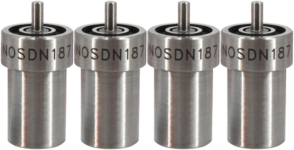 DN0SDN187 Fuel Injector Nozzle Diesel Injection Tip 105000-1871 Fit for Isuzu 4BE2 C223 Engine/Nissan LD20 LD28 16620-50L85 105009-0060 Set of 4