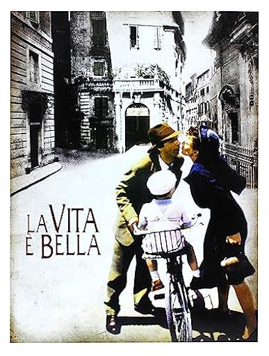 KUSTOM ART Póster de pared de la serie de carteles de películas famosas (La vida es hermosa) sin marco. Impresión artística sobre papel de pátina 40 x 30 cm | Ya disponible en tu tienda friki favorita! En mundofriki.es!