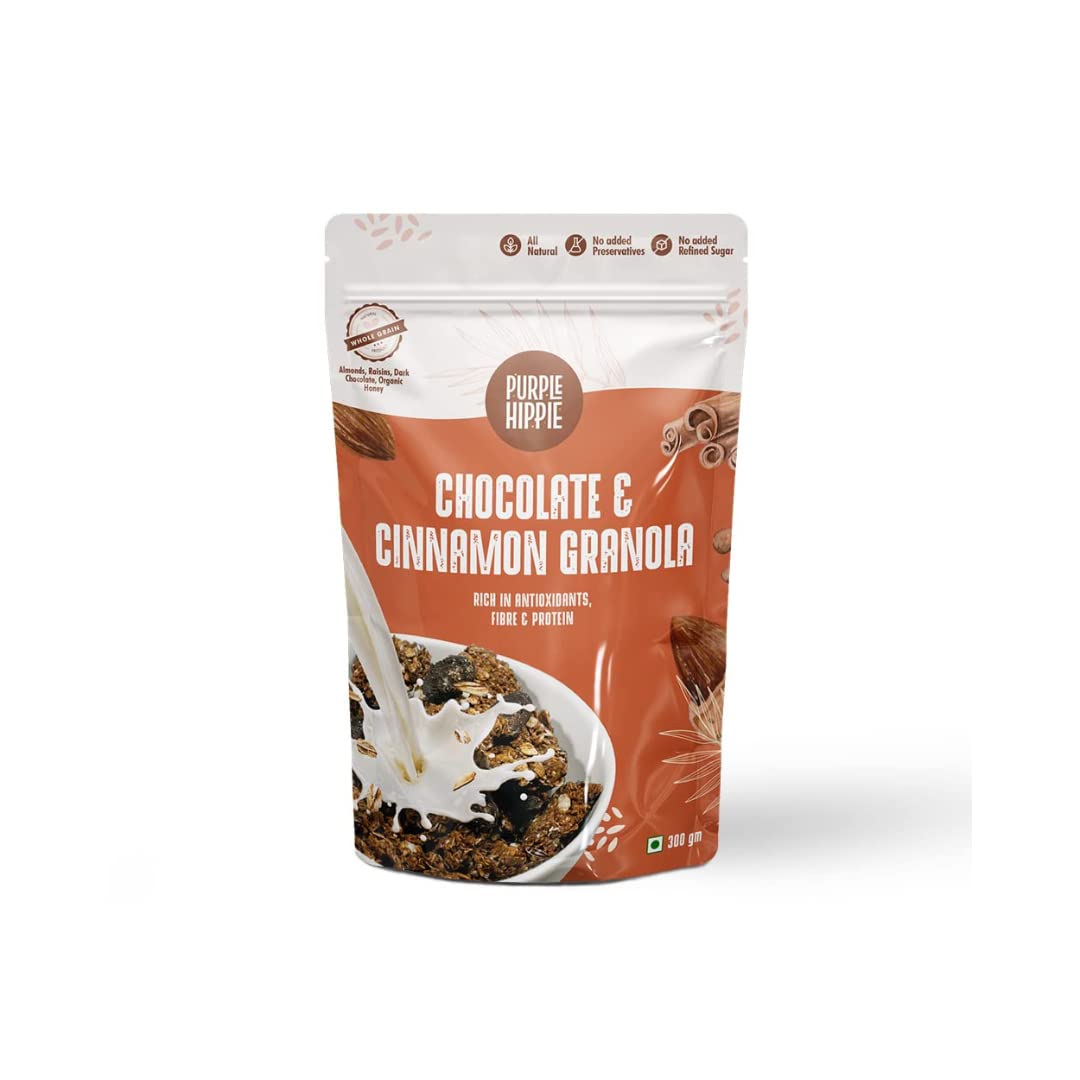 Purple Hippie Chocolate & Cinnamon Granola 300g-image-22