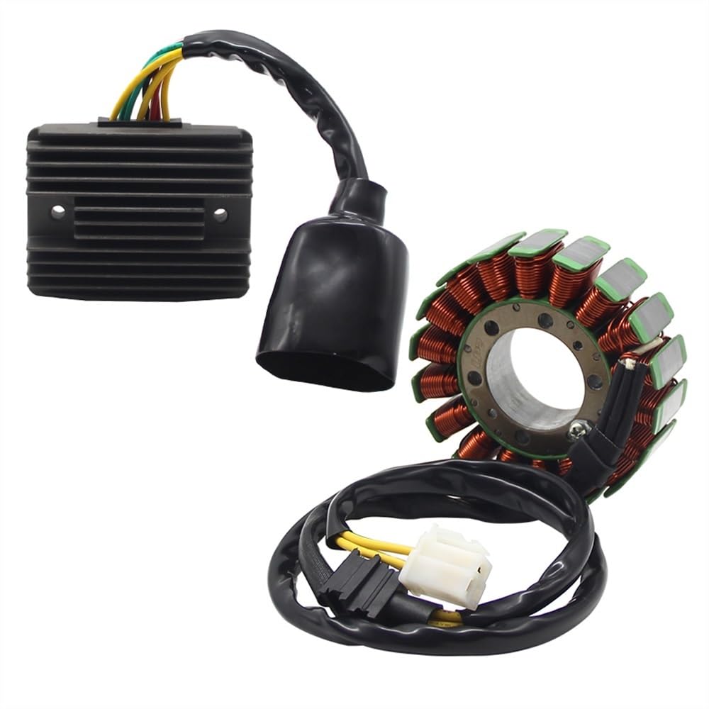 Bobina Magneto Stator Bobina de estator magnético para Motocicleta + rectificador regulador de Voltaje para VFR800 Interceptor VFR800 VFR 31600-MBG-306 31120-MBG-D01 Bobinas Estator Magneto