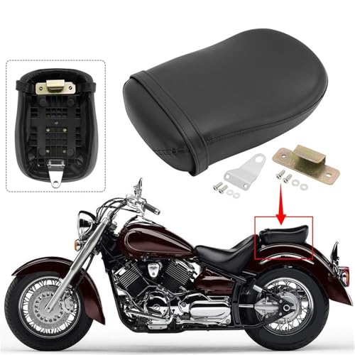 Coussin de siège moto pour voyager à deux en V-Star 1100 XVS sur les routes de France - 2