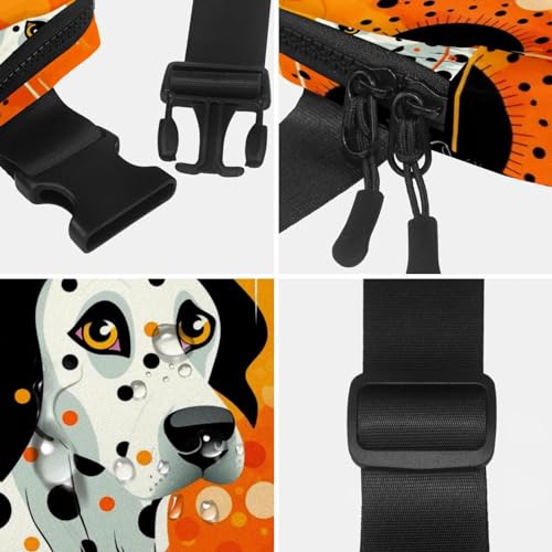 Riñonera para correr Spotted Dog con correa ajustable multicolor 4
