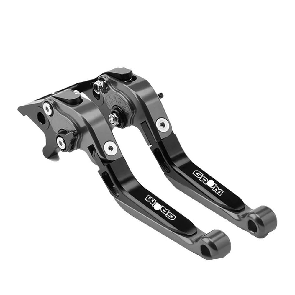 Vhhdsshso E Motorcycl Clutch Brak Lever Adjustabl Handl Levers For Ho&Nda Grom Msx125 2014-2023 Motorcycl Extendabl Brak Clutch Set Accessories
