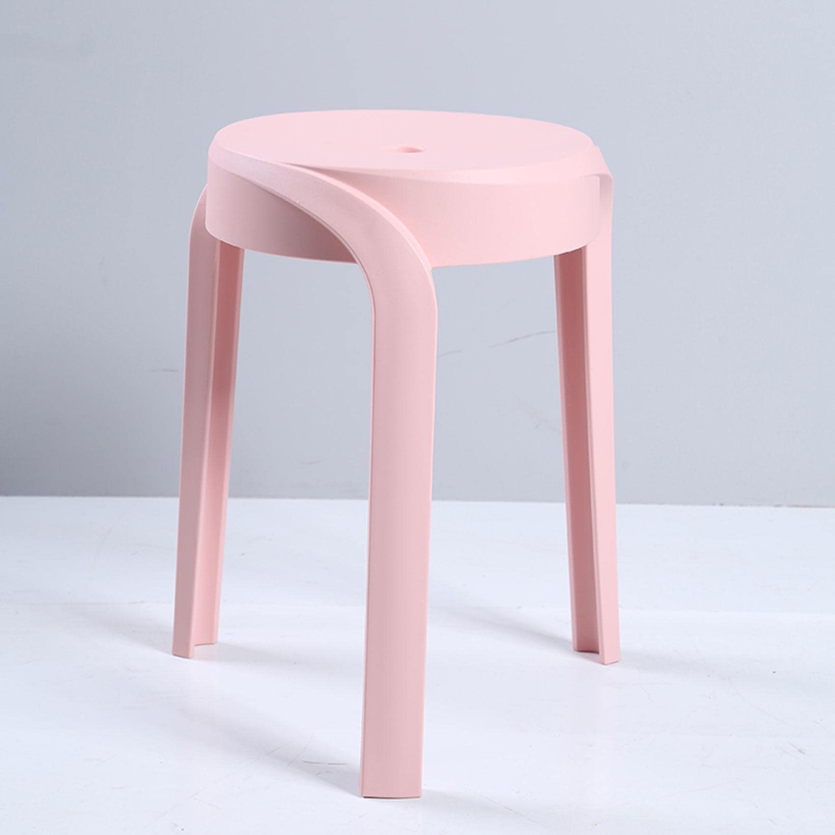 Repose-Pieds en Plastique Rose Tendre 29cm pour Bureau et Chambre