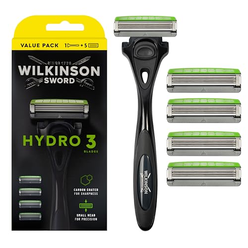 Wilkinson Sword Hydro 3 Rasierer +5 Rasierklingen für Männer