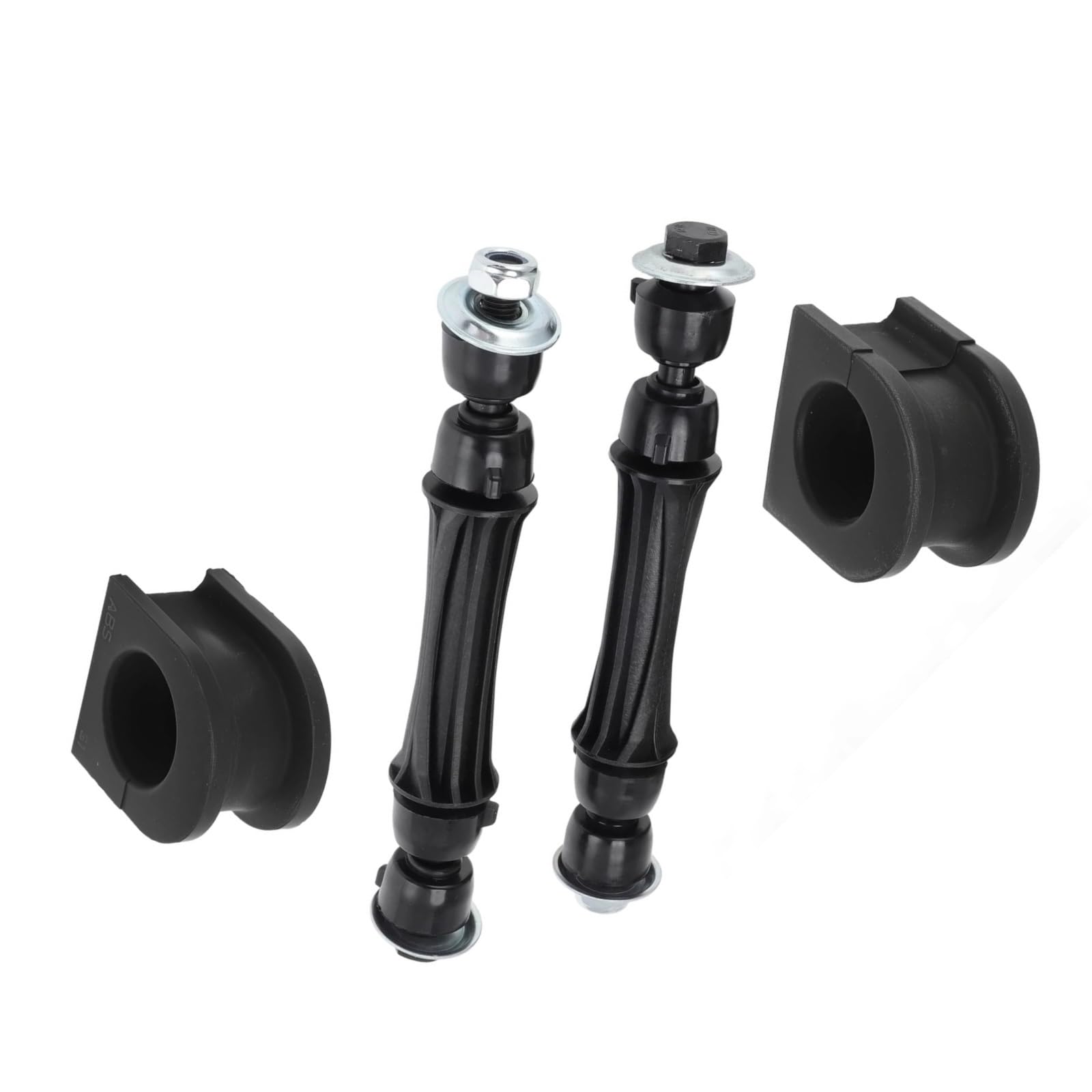 Bieletas de Barra estabilizadora Delantera 1 par Kit de bujes de bieletas de Barra estabilizadora Delantera K80949 K200222 Compatible con Chevrolet Avalanche 2007 2008 2009 2010 2011 2012 2013