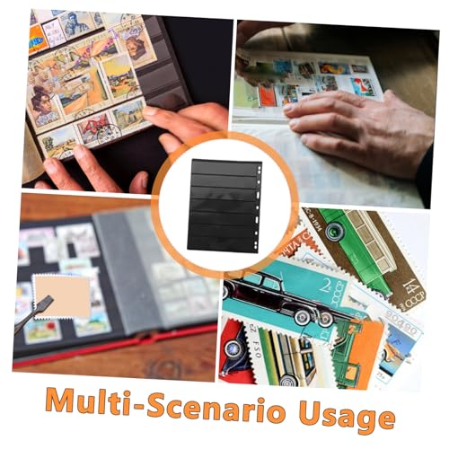 EXCEART 10 Blätter Selbstgemachtes Fotoalbum Münzsammlung Für Sammler Beilage Zur Briefmarkensammlung Briefmarkensammlerseiten Für Immer Stempelseiten Plastik Briefmarkenalbum Bücher