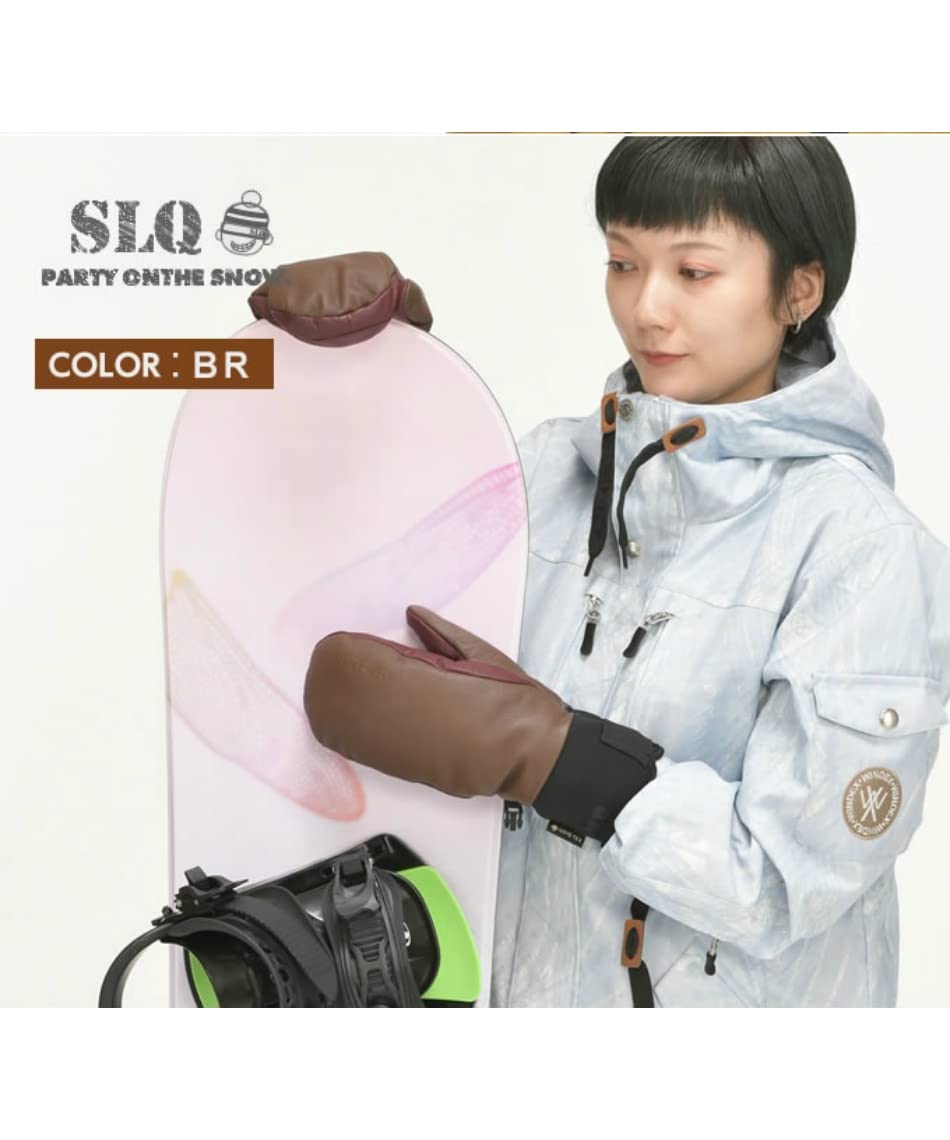 Amazon | [エスエルキュー] スノーボードグローブ ゴアテックス ミトン