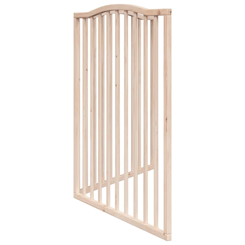 Barrera plegable de madera de álamo para perros, 2 piezas, 160 cm, puerta independiente para perros para salón, escaleras, 80 x 90 cm por panel, distancia entre rejillas, 6 cm
