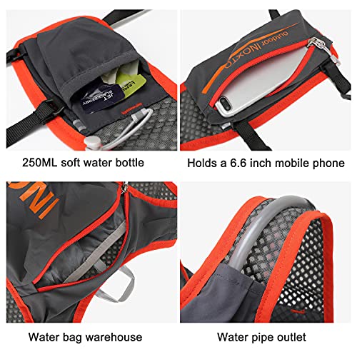 Image of INOXTO Hydration Vest Backpack, Lightweight Running Water Vest With 1.5L Bladder Bag for Hiking, Trail Running, Cycling, Marathon - Daypack for Women Men