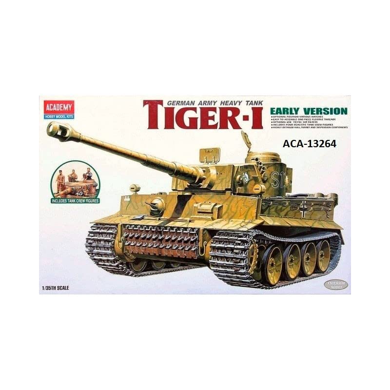 Char d'assaut German Tiger-1 Early Version 13264 miniature à monter échelle 1/35