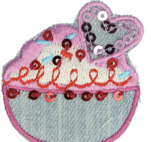 HKM 10232831 Patches, Blau, 53 mm x 58 mm