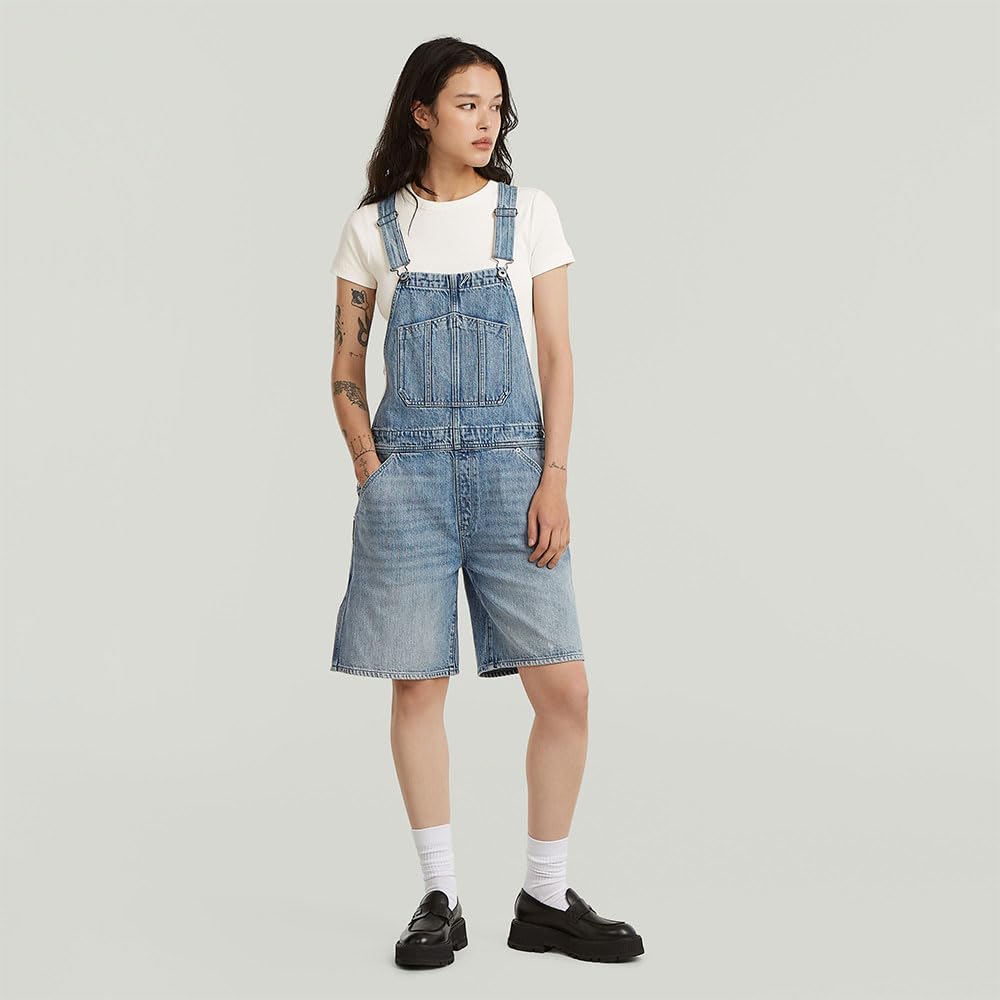 G-STAR Short Dungaree Wmn Combinaison Femme