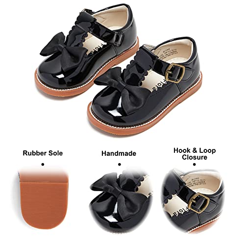 Image of Felix & Flora Toddler Little Girl Mary Jane Dress Shoes - Ballet Flats for Girl Party School Shoes