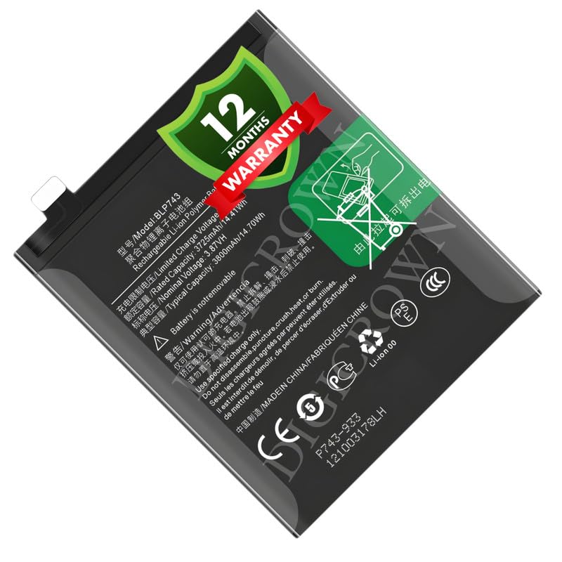 Image of Original BLP743 Battery Compatible for OnePlus 7T (HD1900, HD1901, HD1903, HD1905, HD1907) - (3800mAh) - 1 Year Warranty