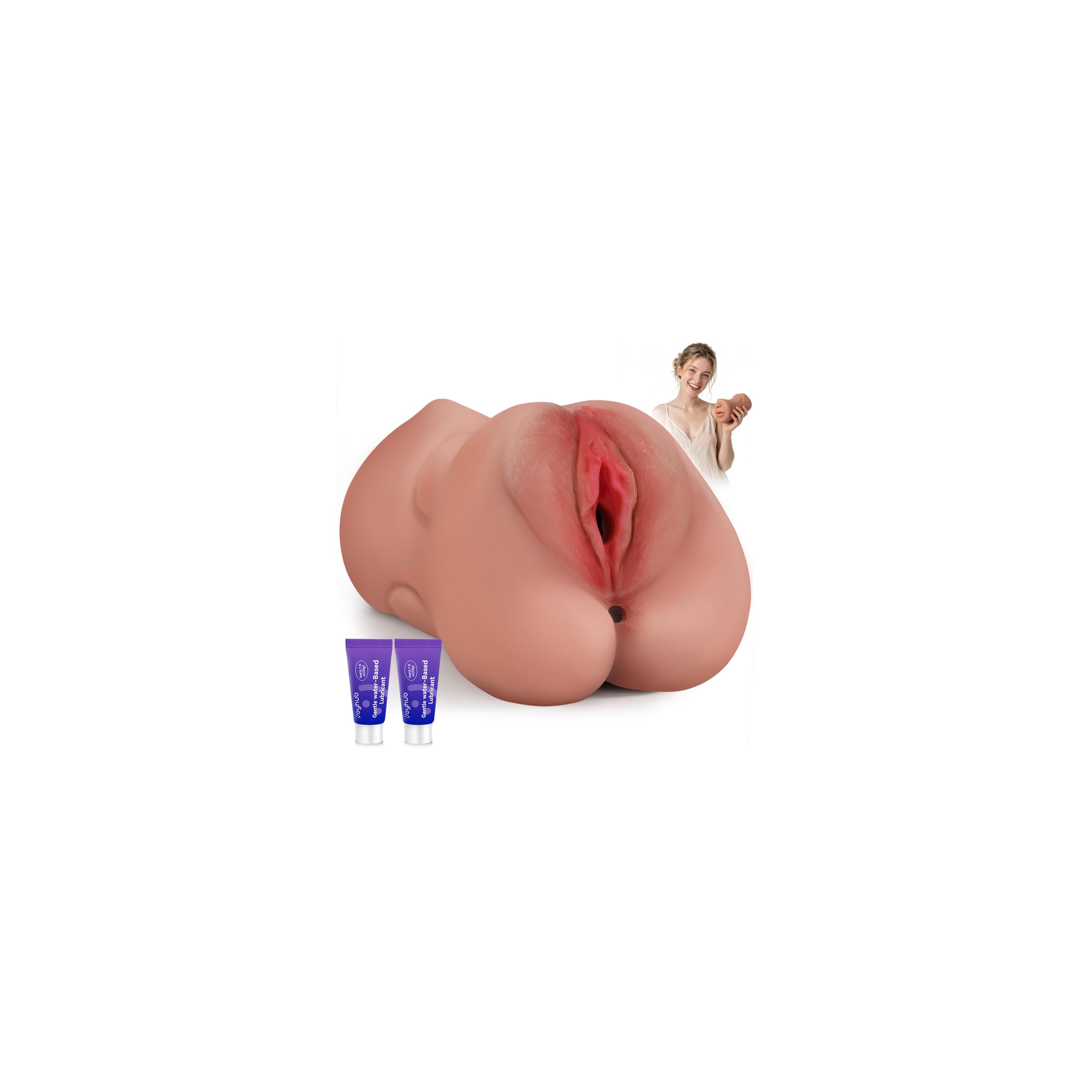 3 in 1 Mouth Pocket Pussy Male Masturbator Portable Stroker Sex Toy for Men