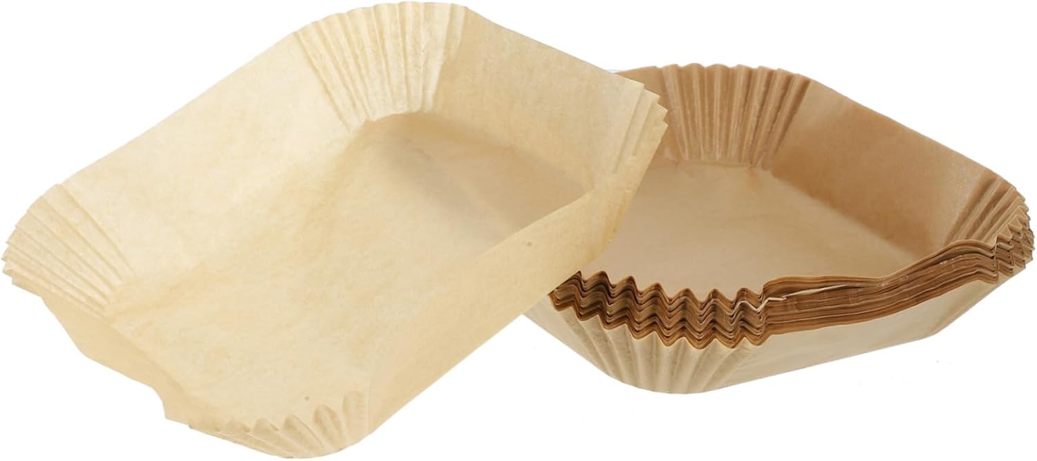 MAGICLULU 200pcs Air Fryer Paper Liner Heat Resistant Baking Non Stick Food Grade Parchment for Baking Grilling Ovens More for Desserts Cookies and Pizzas MAGICLULU 200pcs Air Fryer Paper Liner Heat Resistant Baking Non Stick Food Grade Parchment for Baking Grilling Ovens More for Desserts Cookies and Pizzas